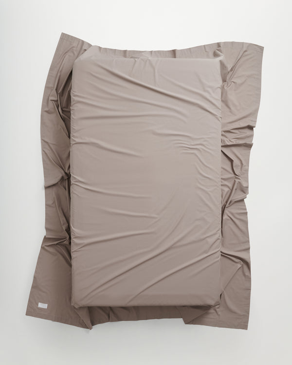 Mother flat sheet | Mud Poplin
